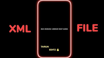 JAO TUMKO JAHA HAI JANA 💔😔 || NEW SAD XML FILE 😒🌾 || TRENDING XML 🙁🌷 || @taruneditz0 #xml