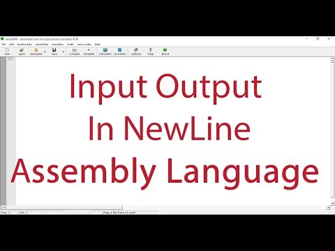 Assembly language tutorial input-output and newline | Bangla 2017