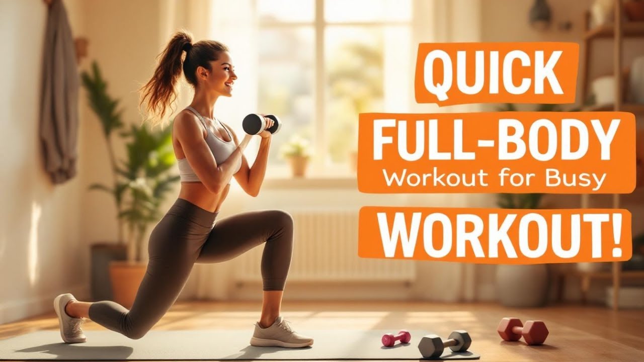 Quick Full-Body Workout for Busy Moms! 💪