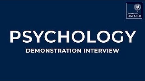 Psychology Demonstration Interview