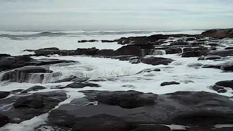 Dawn Bittner into the Pacific Ocean