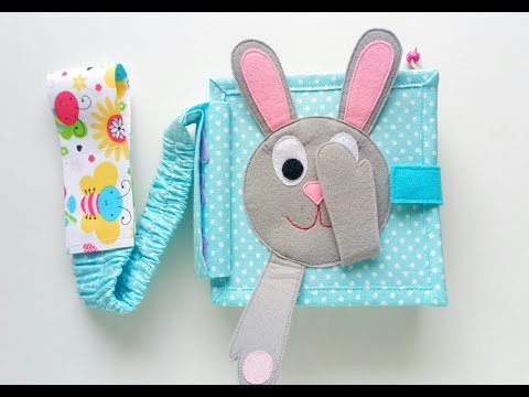 Развивающая книга, книжка малышка, минибук из фетра и ткани, minibook, quiet book