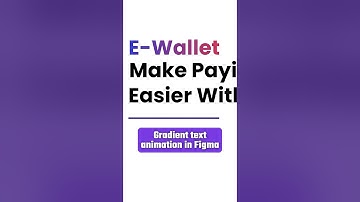 Gradient text animation in figma #figma @Figma #figmaanimation #figmatutorial #shorts #short