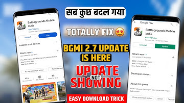 BGMI 2.7 UPDATE NOT SHOWING ON PLAYSTORE • 100 % WORKING SOLUTION | NEHA PLAYS