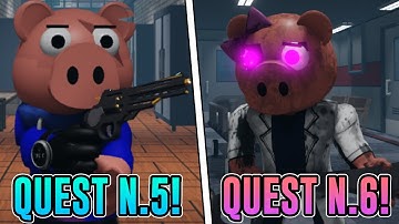 HOW TO GET THE QUEST N.5 & QUEST N.6 BADGES AND MORPHS IN PIGGY: REBOOTED | ROBLOX