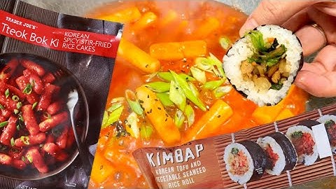 Trader Joe’s Korean frozen food (Part 1) - Frozen Kimbap ￼냉동 김밥