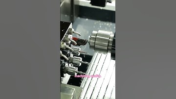 The 5-axis machining process of a Swiss lathe#Yuanjiecnc#FiveaxisSwissCNC#5-axisSwisslathe