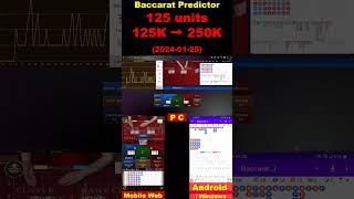Baccarat Predictor App :  2024-01-25 screenshot 3