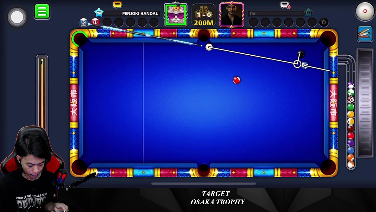8 Ball Pool OSAKA 200M😱😎