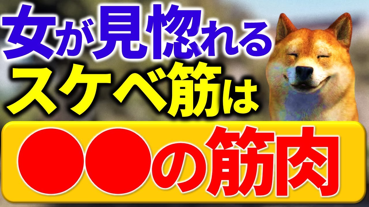【エロ筋肉】女性が一番直視するスケベな筋肉はここ