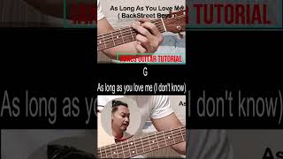 As Long As You Love Me - Backstreet Boys | Guitar Tutorial | Chords | Lyrics | Acoustic | Part 2