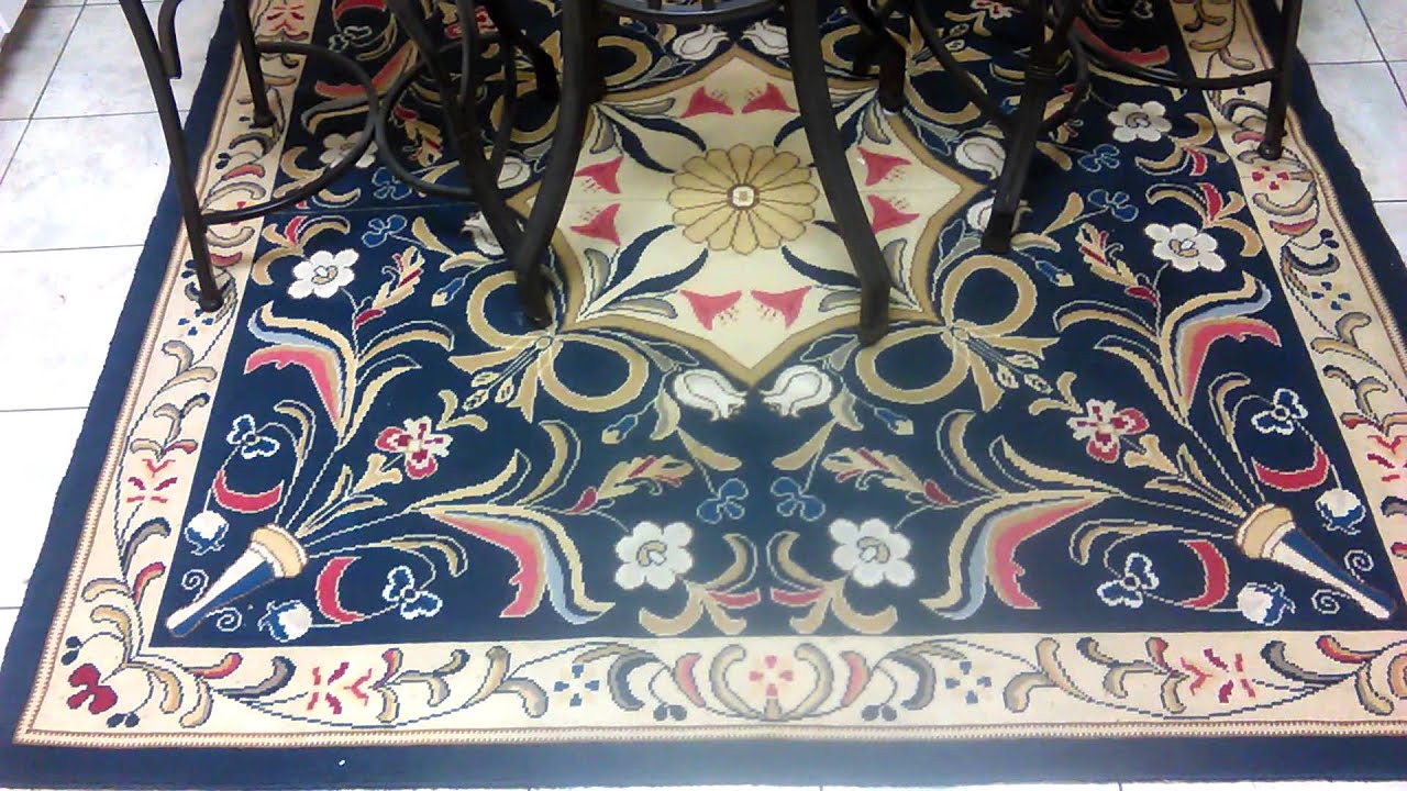 French Needlepoint Rug