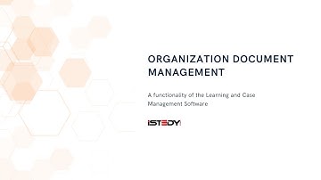 Organization Document Management l iSTEDY