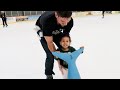 BABY'S FIRST TIME ICE SKATING!