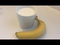 لو عندك موزة وكوب حليب تعي نحضر احلى حلو ب٥ دقائق