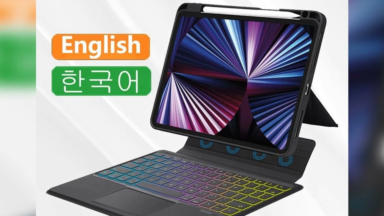 A must-have product! GOOJODOQ Magic Keyboard Case for iPad Pro 11 2024 Air 5 Air 4 iPad 9th Genera