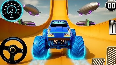 Monster Truck Mega Ramp Impossible Drivers - Mega Ramp Car Stunt Master Simulator - Android Gameplay