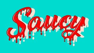 Dripping Saucy Custom Text Effect | Illustrator Tutorial