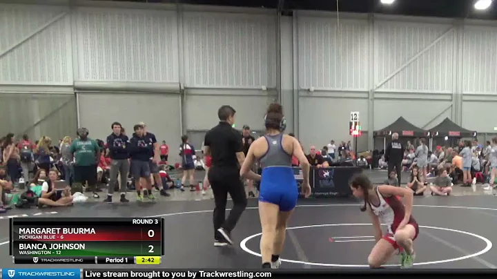 122 Lbs Round 3 (8 Team) - Margaret Buurma, Michig...