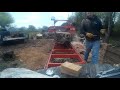 Cutting Pecan With Rootball On Woodmizer LT15Wide - 190330