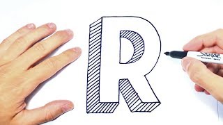 Como Dibujar La Letra R Dibujo De La Letra R Youtube
