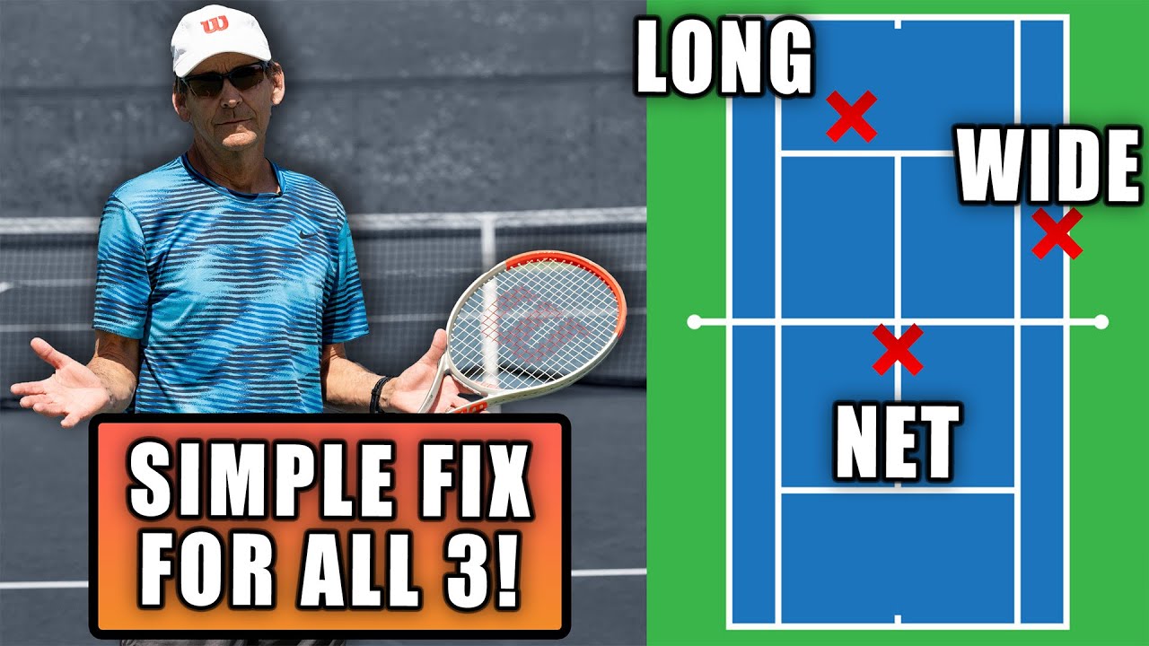 Why Your Serve Goes Wide, Long, Or In The Net! | Tennis Serve Lesson