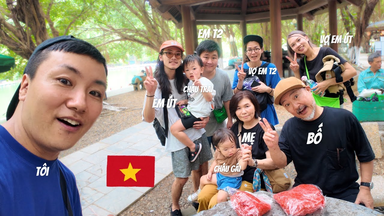 Chuyến du lịch đầu tiên cùng đại gia đình sau 7 năm sống tại Việt Nam