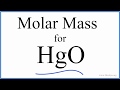 Molar Mass of HgO Calculations