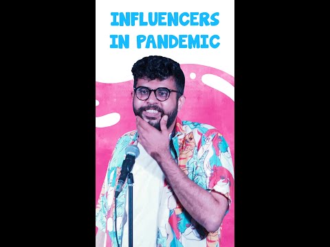Influencers in Pandemic | Stand up Comedy #Shorts | Aakash Mehta