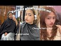 Glow up vlog | changed my hair colour , nails , anime lashes and more 