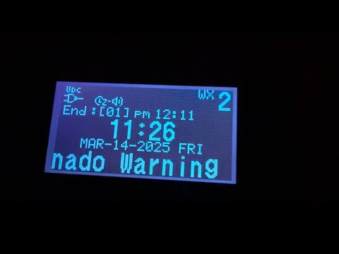 First of 2025! Tornado Warning (EAS #18) - YouTube