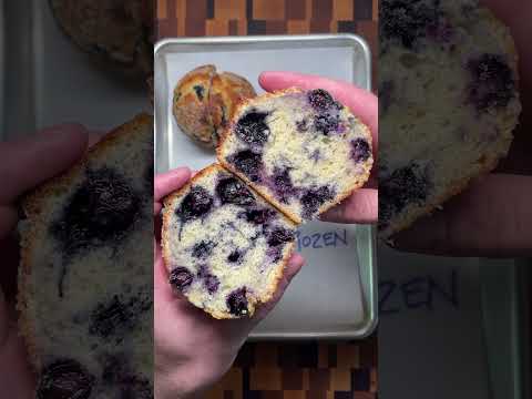 Video: Bør jeg tine blåbær før jeg baker muffins?