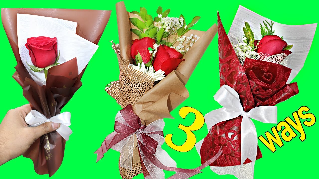 3 Wrapping Techniques To Make Your Bouquet Stand Out