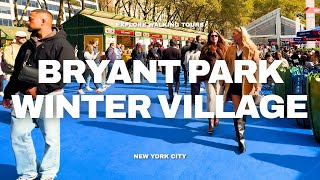 NYC Winter Village Bryant Park | Ice Skating in Midtown Manhattan, Holiday Shopping