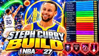 BEST STEPH CURRY BUILD ON NBA 2K27! GAME BREAKING NBA 2K27 PG BUILD!
