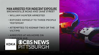 Arrest made after man accused of indecent exposure