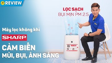 Máy lọc không khí Sharp: thiết kế hiện đại, dùng cho không gian 30m2 (FP-J40E-W) • Điện máy XANH