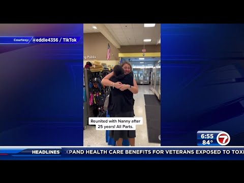 Sisters reunite with childhood nanny in South Florida, video goes viral on TikTok