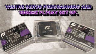 Yantrs TEST-01 servo programmer and flysky nb4/nb4+/noble pro set up
