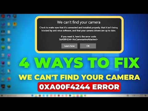 Fix: 0xa00f4244 nocamerasareattached | We can’t find your camera 0xA00F4244 Error Windows 10
