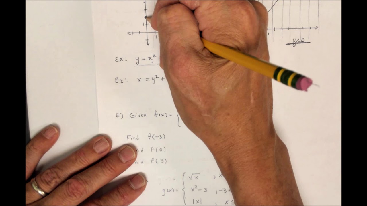 Precalc Ch 1 test review 1 1 - YouTube