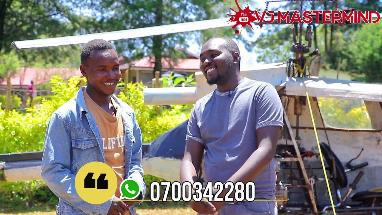 LAZIMA TUFLY! Watch ELVIS Anayejijengea NDEGE Yake, No PHYSICS but with Great hopes na Vj Mastermind