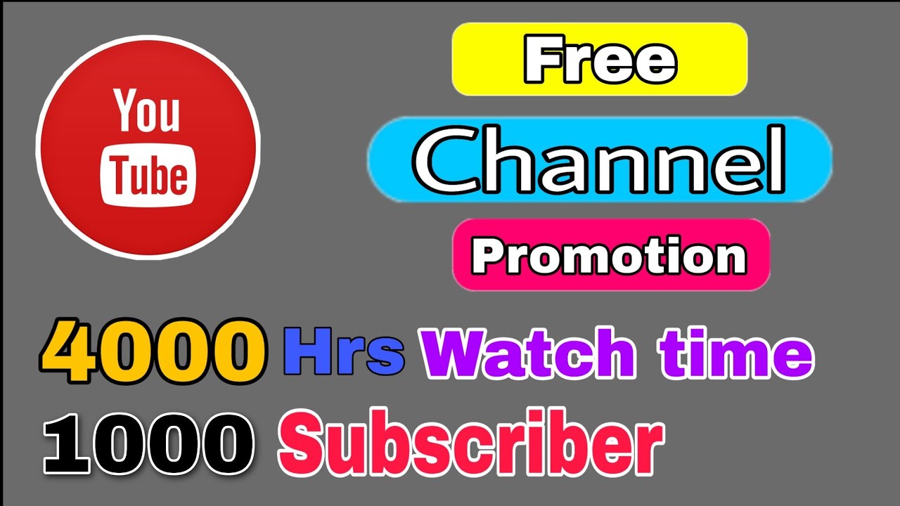 How to promote youtube channel free3 youtube grow trick boost youtube channel2020 channel