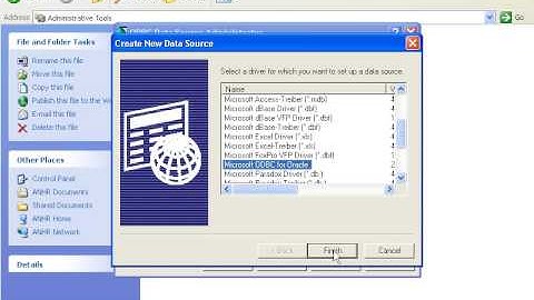 How To Create DSN for Oracle