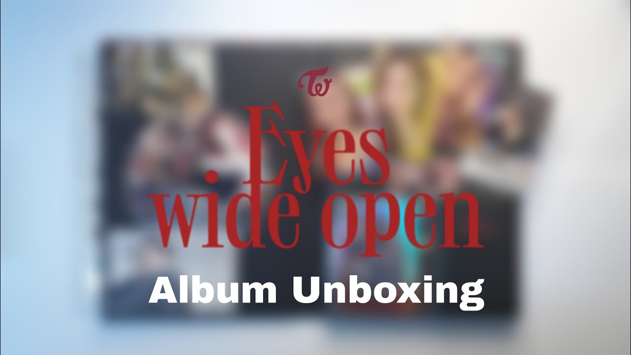 TWICE - Eyes Wide Open Album Unboxing (Story Ver.)