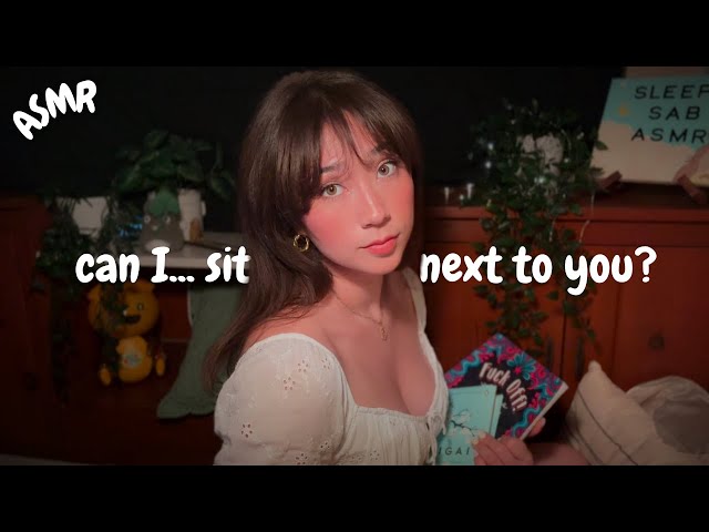 ASMR your crush sits next to you in detention ✏️✨📚 (personal attention, page turning)