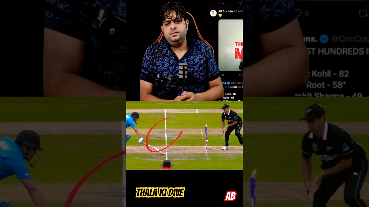 Thala🔥 ki Famous DIVE | MS Dhoni