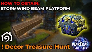 Quest: "Decor Treasure Hunt" How to get Stormwind Beam Platform | WOW Housing