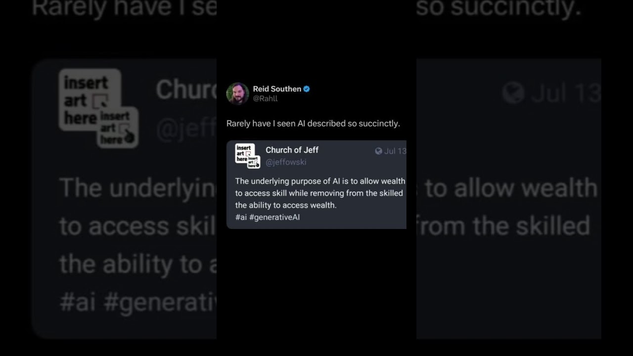 ai gives wealth access to skill | Subscribe for more 