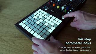 Medusa Synth - Per step parameter locks